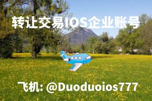 苹果企业开发者的交易流程